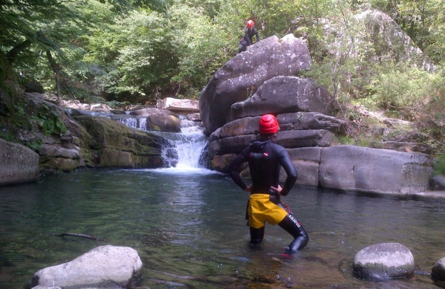 Canyoning at the Dolo River