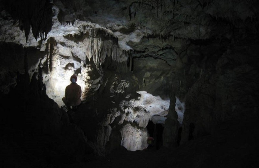 The "Five Lakes" Cave in Piobbico