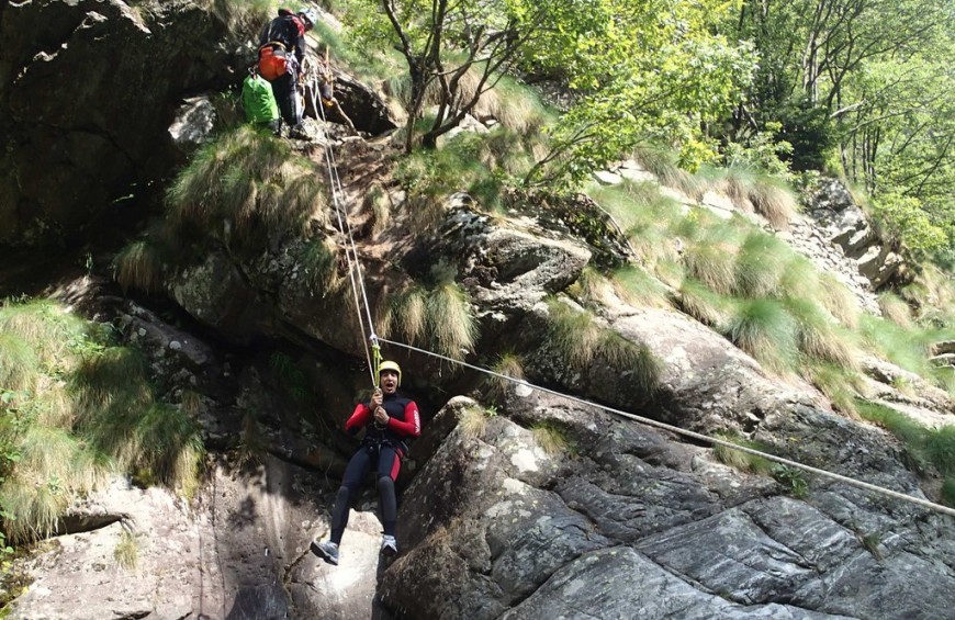 Canyoning in Valsesia - Classic itinerary Rio Laghetto