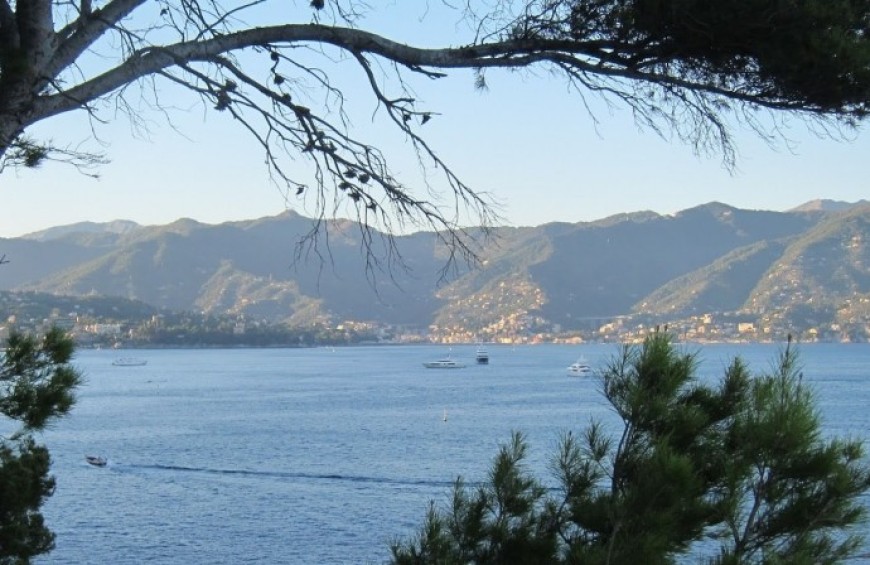 Sunset paddling al Faro di Portofino
