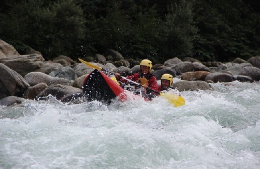 Canoe in Valsesia (Piedmont region) - Gorges of Sesia