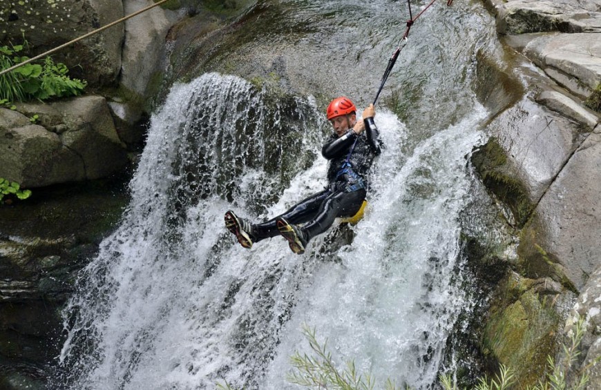 Canyoning Secchia river
