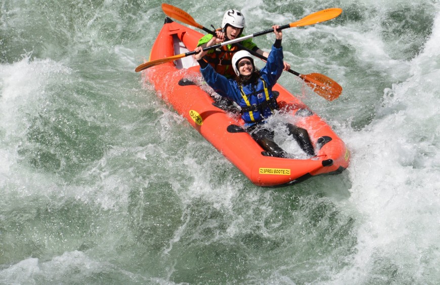 Kayak in Valsesia - Alpine Valley in Piedmont region