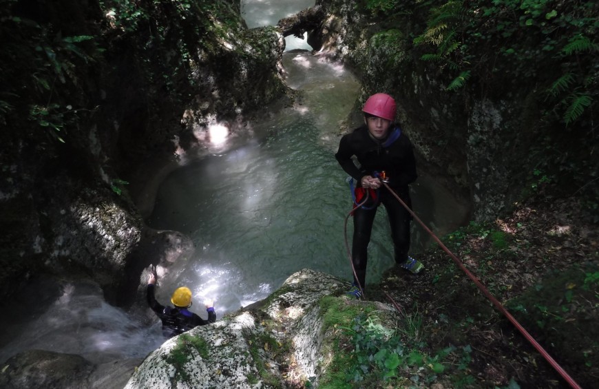 Canyoning in Mola Gorges