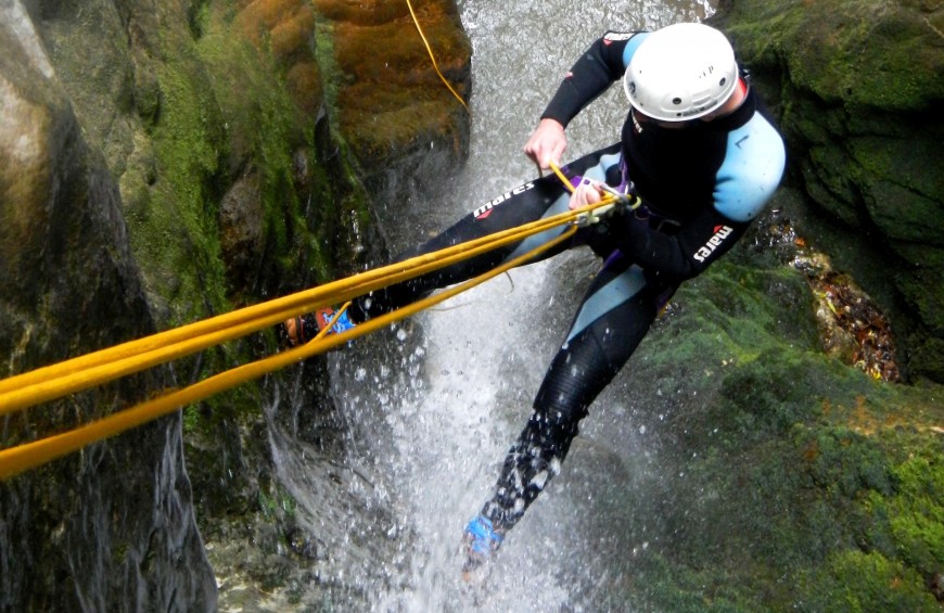 Canyoning in Fosso Feiole