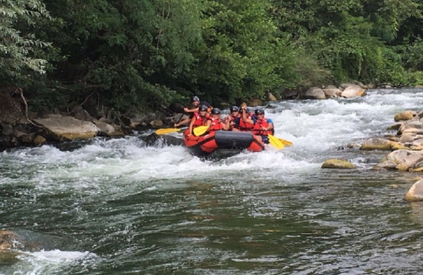 Rafting in Bagni di Lucca (since September to June)
