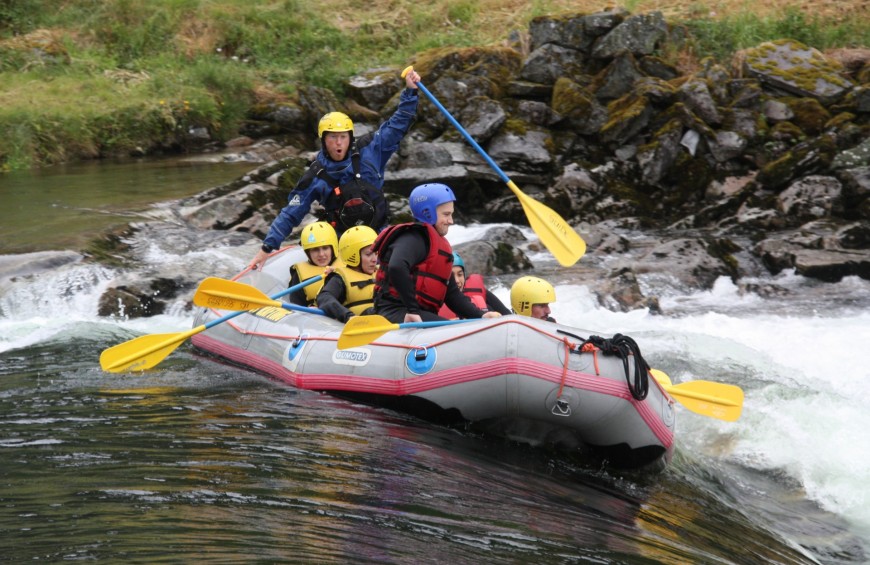 Rafting in Campania on Tanagro River
