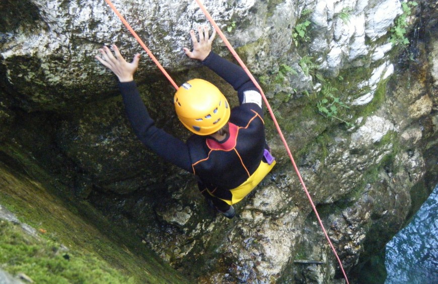 Canyoning on Sammaro river