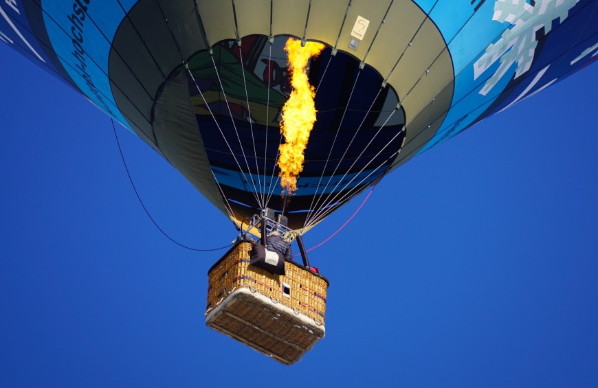 Volo in mongolfiera nel cielo del Canavese