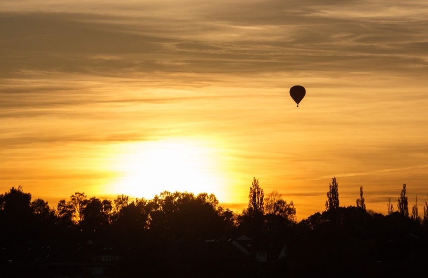 Balloon flight on the Chianti Hills