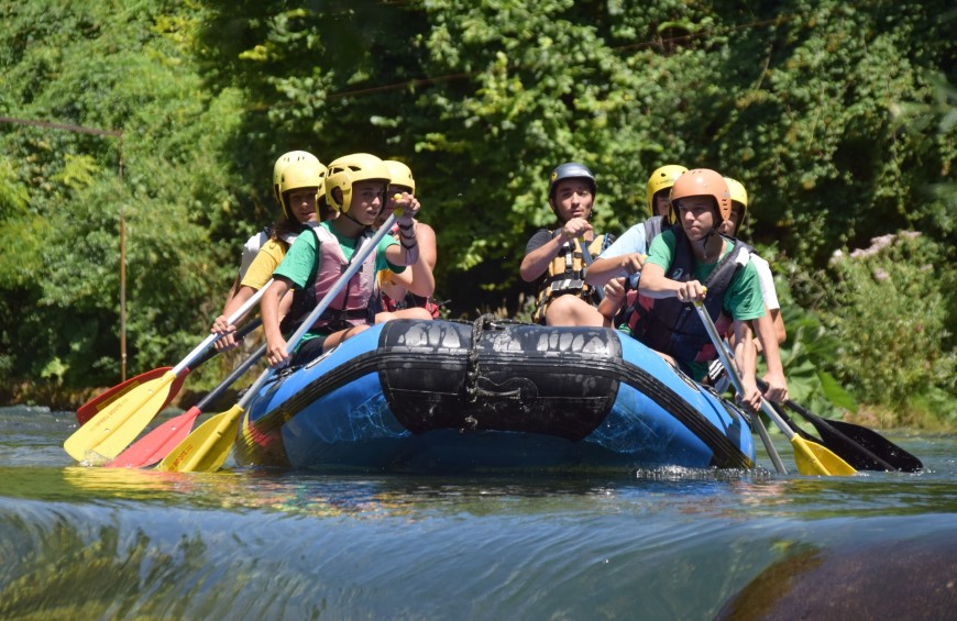 Soft Rafting on Aniene river