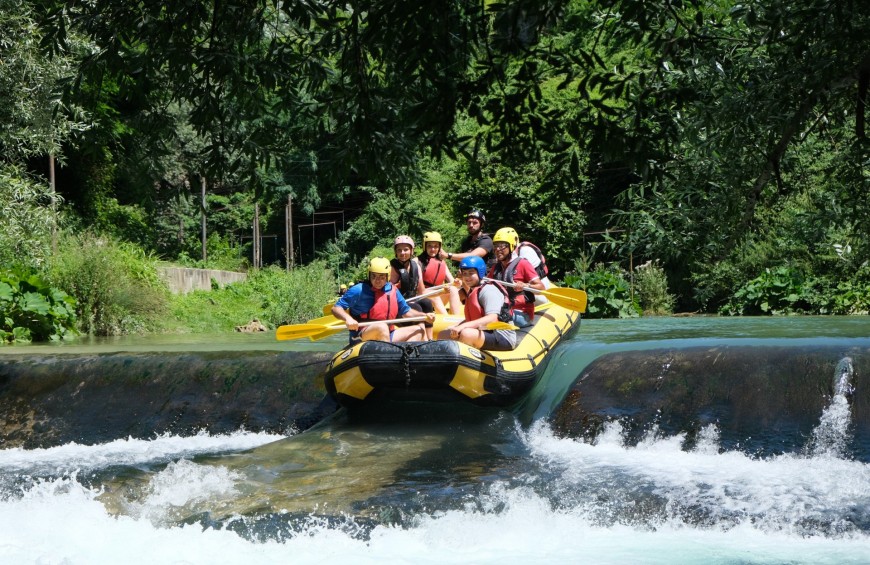 Power Rafting sul fiume Aniene