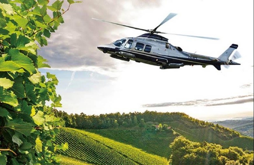 Wine Tour in San Gimignano by helicopter