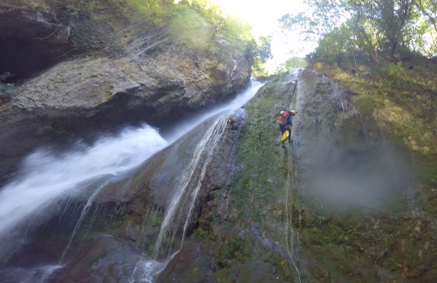 Canyoning in Pale gorge