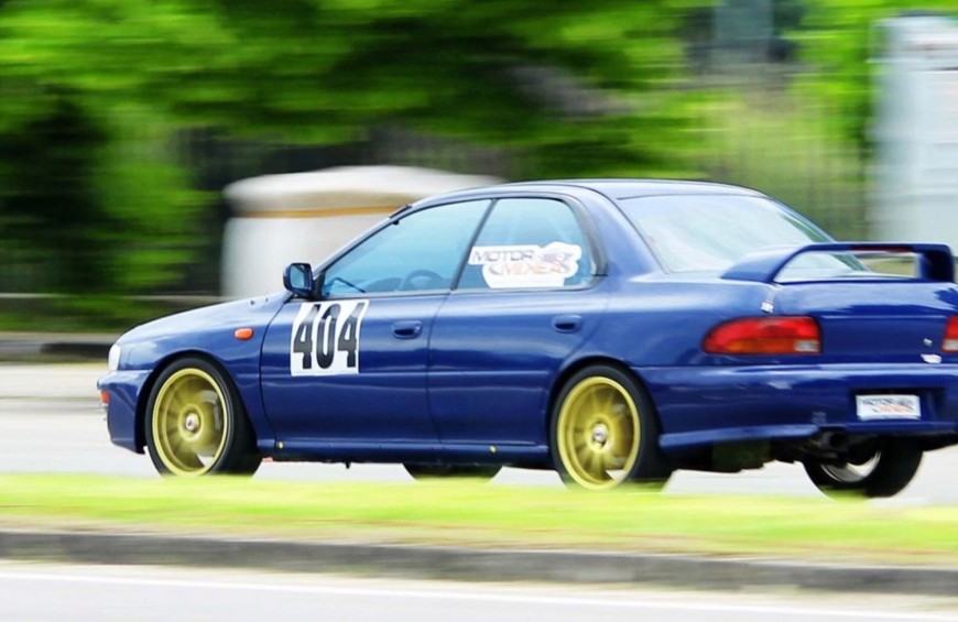 Driver for a day: Subaru Impreza in a circuit